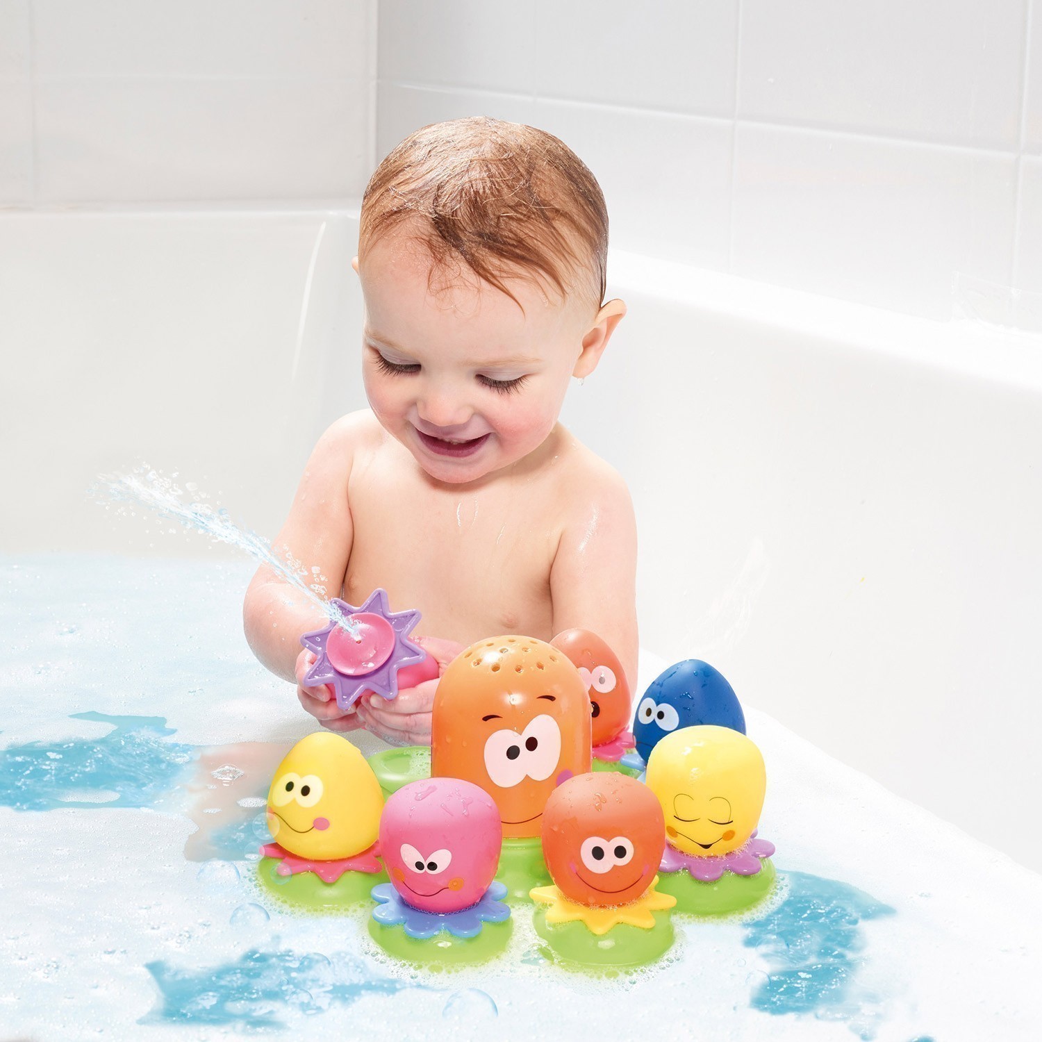 Купить игрушки для ванной. Tomy Toomies. Tomy осьминог. Игрушка для ванны. Детская игрушка для ванны.