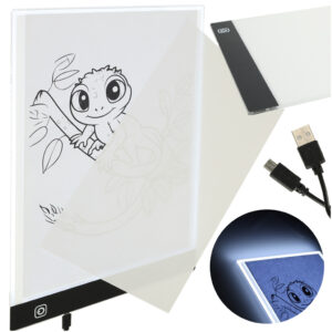 LED tahvliga joonistamise komplekt a4
