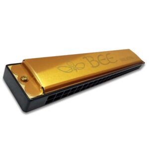 Bee Harmonica suupill kuldne 13 cm