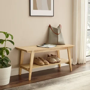 Walker Edison Minimalist esiku riiul/pink English Ash