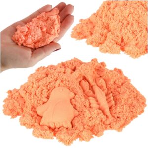 Kineetiline liiv 1 kg oranž värvi