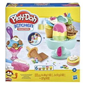 Play-Doh Ice Cream Carousel – Lõbus jäätisemängukomplekt