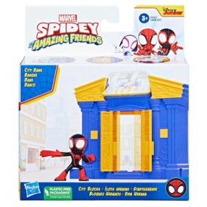 Marvel Spidey and His Amazing Friends City Blocks - City Bank Mängukomplekt