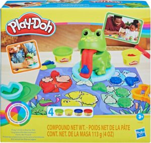 Play-Doh Frog'n Colors stardikomplekt mängumatiga