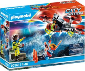 Playmobil sukelduja päästmine drooniga