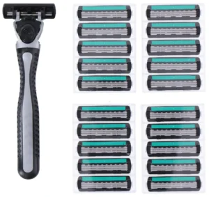 Smooth Shaver Žiletikomplekt 3 teraga kaasas 20 vahetusotsikut