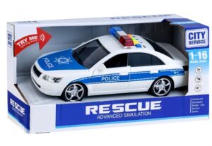 City Service politseiauto 1:16 helide ja tuledega