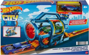 Hot Wheels Turbo Jet autopesula mängukomplekt