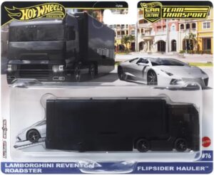 Hot Wheels Premium Car Culture Team Transport - Lamborghini Reventon Roadster & Flipside Hauler