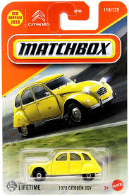 MATCHBOX metallist mudelauto 1:64 1970 Citroën 2CV