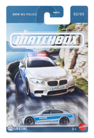 MATCHBOX metallist mudelauto 1:64 BMW M5 Police