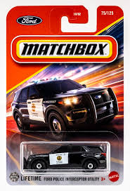 MATCHBOX metallist mudelauto 1:64 Ford Police Interceptor Utility