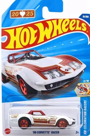 Hot Wheels Celebration Racers 2/10 ´69 Corvette Racer mudelauto
