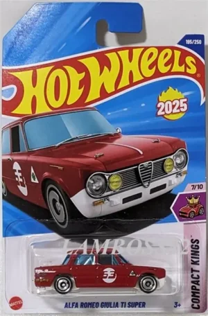 Hot Wheels Compact Kings 7/10 Alfa Romeo Giulia TI Super mudelauto