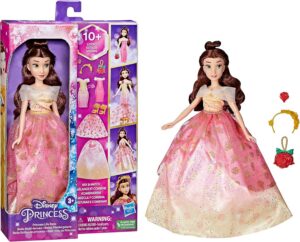 Disney Princess Life Belle moenukk, 10 riietuskombinatsiooni